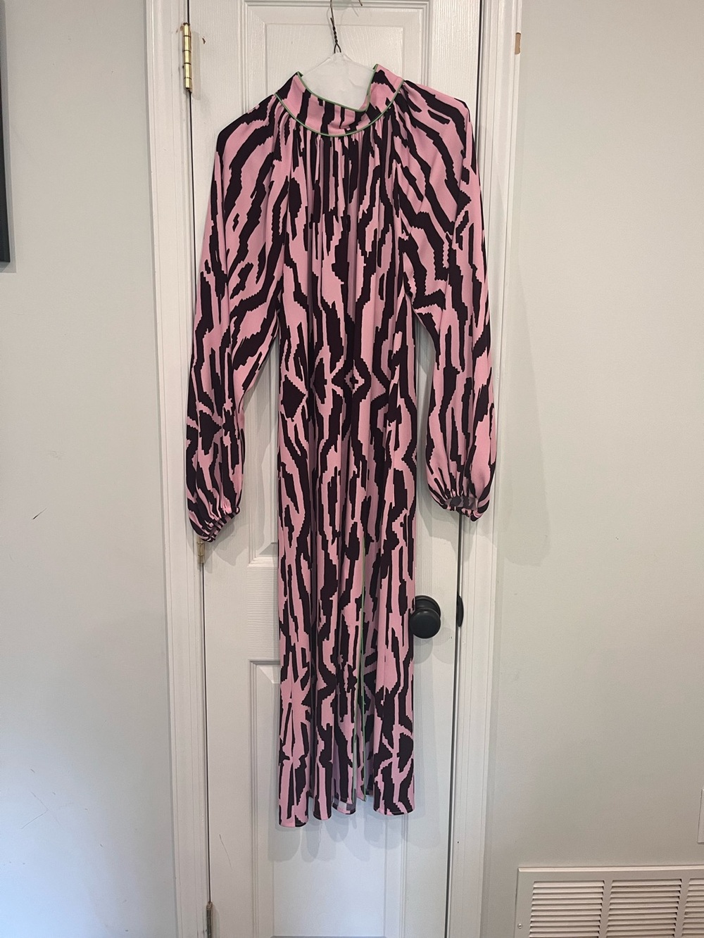 Rhode pink zebra pattern dress